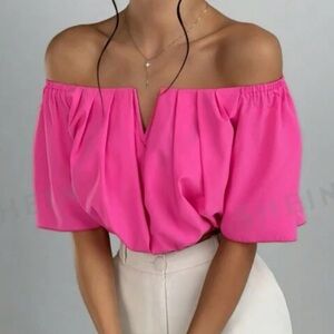 Pink tube top